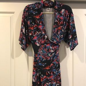 Floral Wrap Dress